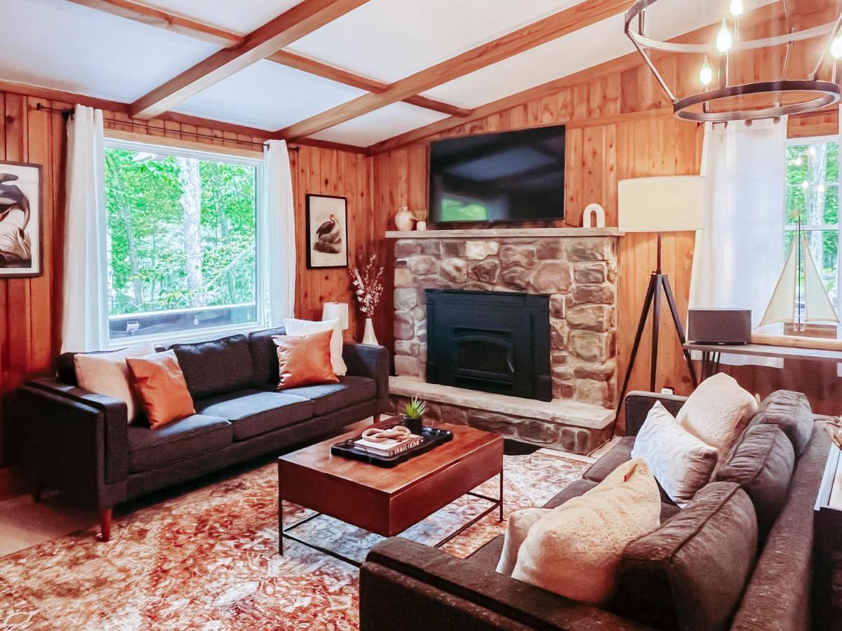 Stylish And Cozy Cabin, Walking Distance To Big Bass Lake Gouldsboro Dış mekan fotoğraf