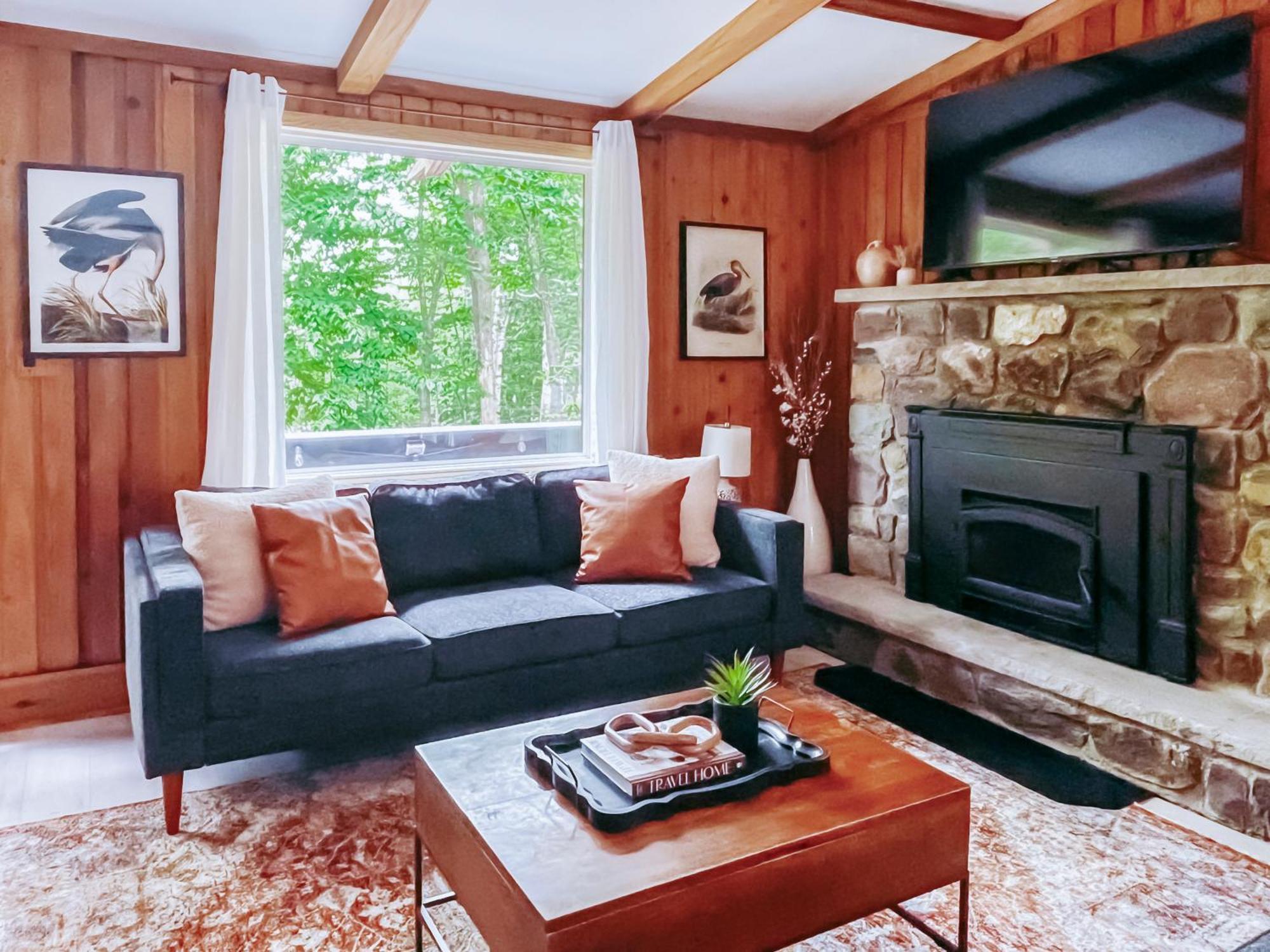 Stylish And Cozy Cabin, Walking Distance To Big Bass Lake Gouldsboro Dış mekan fotoğraf